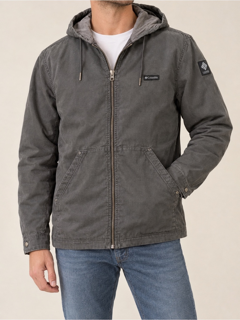 Columbia Men's Hooded Zip Jacket, men’s XXL